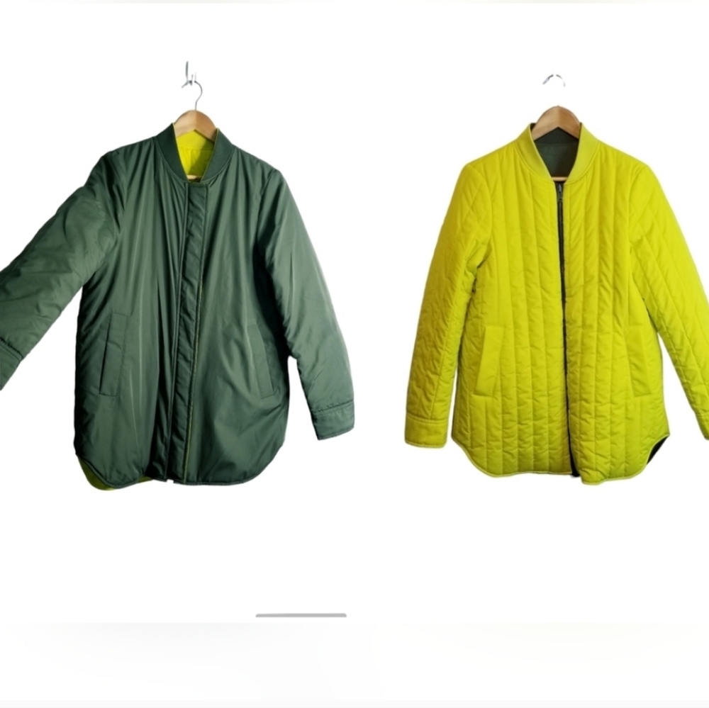 Banana Republic Reversible Jacket Water-Resistant Oversized Style Puffer Jacket